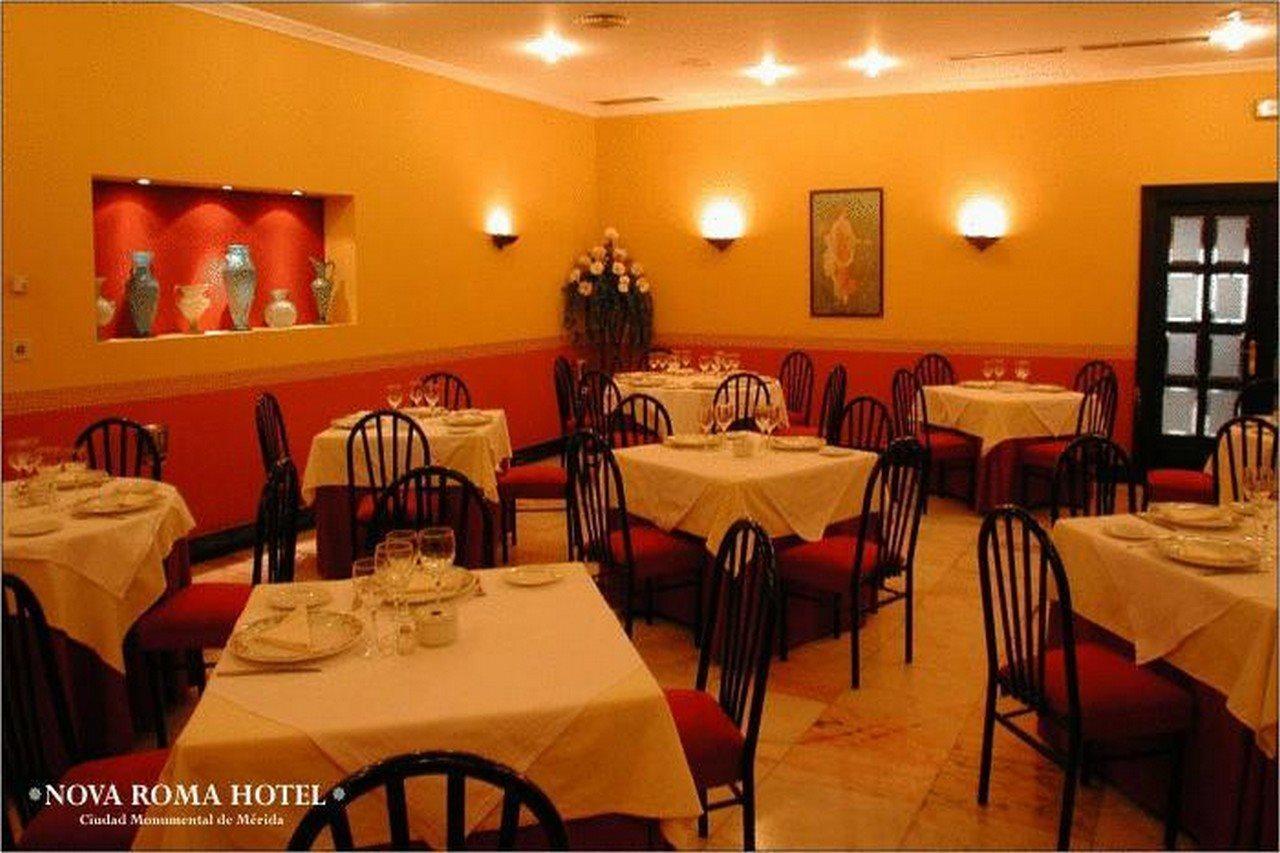 Hôtel Nova Roma à Mérida Restaurant photo
